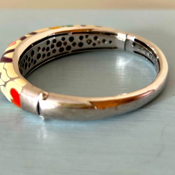 BELLE ETOILE PARROT 🦜 BANGLE BRACELET 925 STERLING SILVER EUC FINAL PRICE💥 - Picture 8 of 10